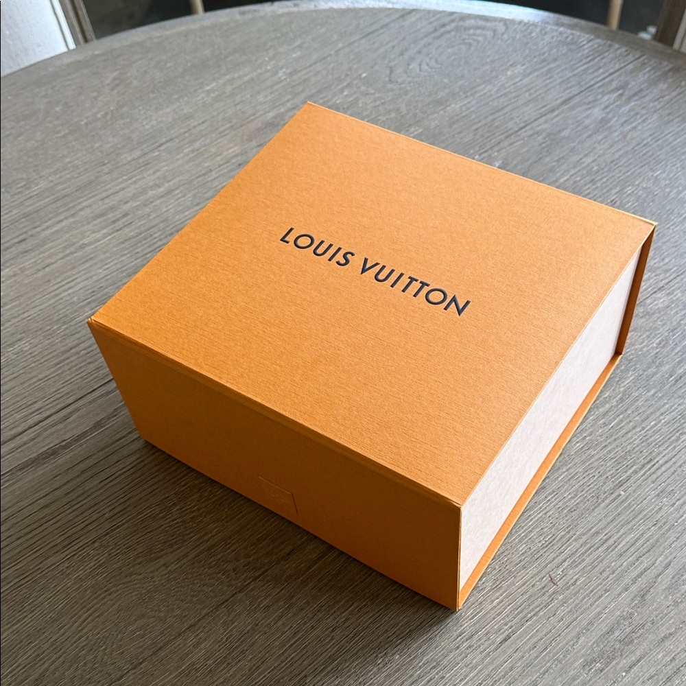 Louis Vuitton orange box.  new